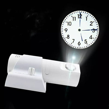 Projecteur horloge mural HD Rotation à 180 degrés 2 mode et 4 couleur - تنزوت