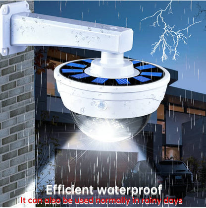 Lampe de Surveillance extérieure solaire Anti-vol, capteur de mouvement PIR à Induction humaine - تنزوت