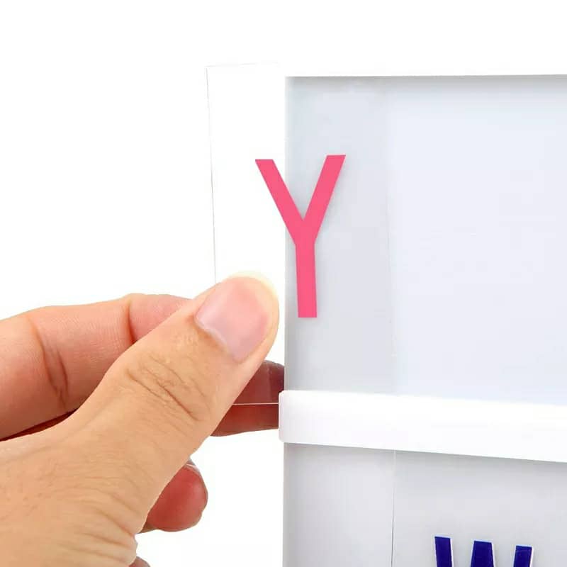 Light box led message - Coloré - تنزوت