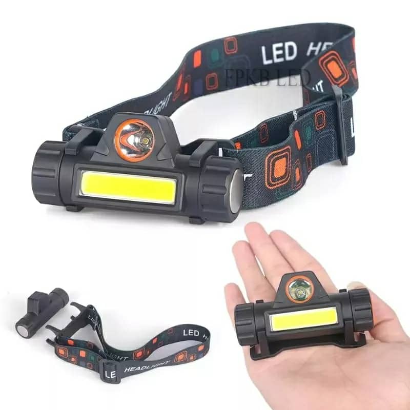 Lampe frontale à Led Portable imperméable Rechargeable USB تنزوت