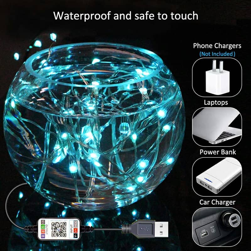 Led Strip lumineuse intelligente 5M USB Bluetooth pour décoration - تنزوت