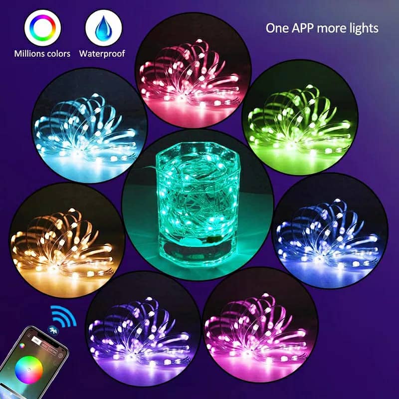 Led Strip lumineuse intelligente 5M USB Bluetooth pour décoration - تنزوت