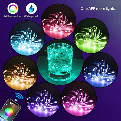 Led Strip lumineuse intelligente 5M USB Bluetooth pour décoration - تنزوت