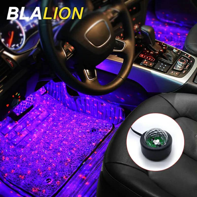 Car atmosphere Lumière RGB 4en1 USB 12V - تنزوت