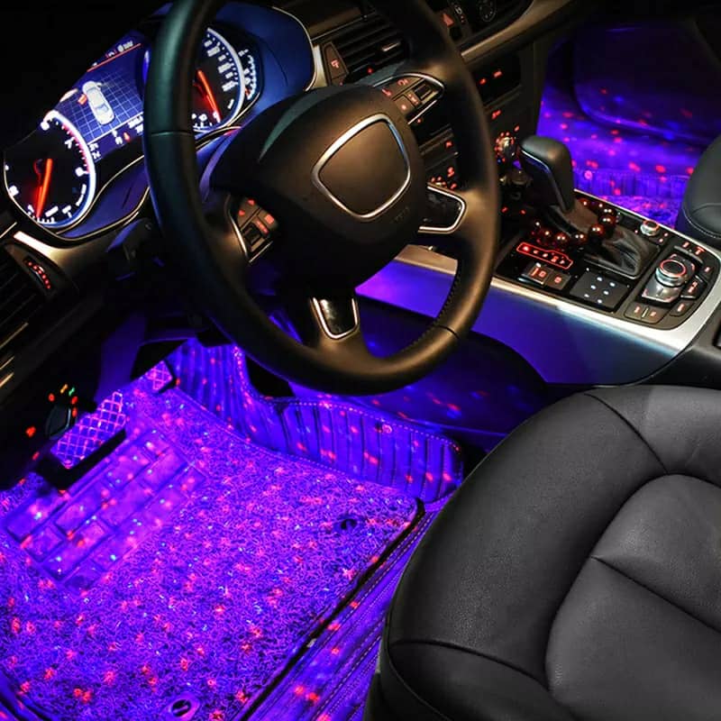 Car atmosphere Lumière RGB 4en1 USB 12V - تنزوت