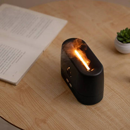 Flame Diffuseur d'huile essentielle et d'arôme pour aromathérapie - تنزوت