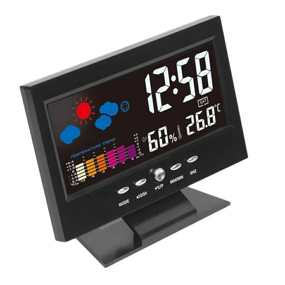 Station Météo intelligente multifonction affichage numérique تنزوت