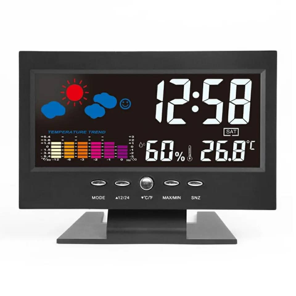 Station Météo intelligente multifonction affichage numérique تنزوت
