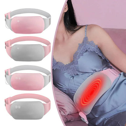 Ceinture Vibromasseur chauffant pour les douleurs menstruelles حزام هزاز ساخن لتسكين آلام الدورة الشهرية تنزوت