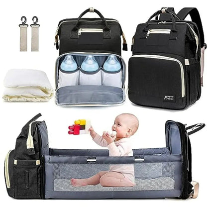 Sac à dos et landau pour bébé pliable 3in1 تنزوت