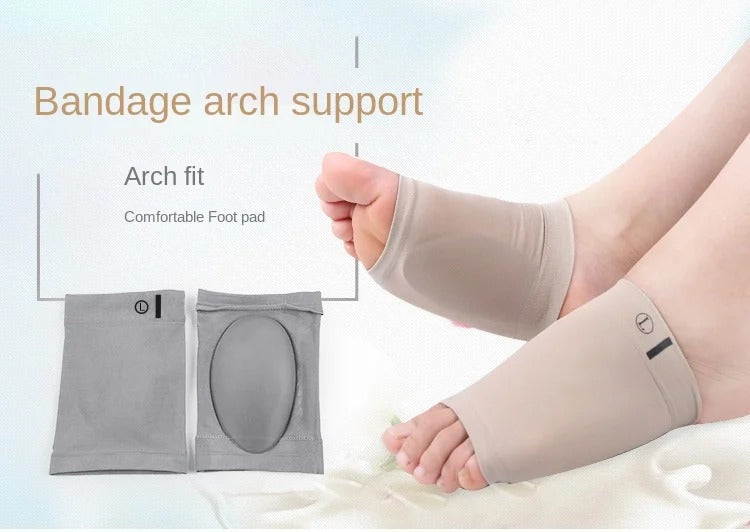 Paire Semelles de pied Soutien de la voûte plantaire en silicone pour fasciite plantaire orthopédique V2 تنزوت