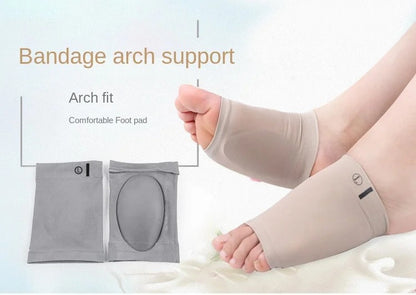 Paire Semelles de pied Soutien de la voûte plantaire en silicone pour fasciite plantaire orthopédique V2 تنزوت