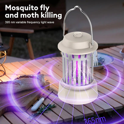 lanterne anti-moustique et lamp de camping 2in1 lumière 62 UV rechargeble تنزوت
