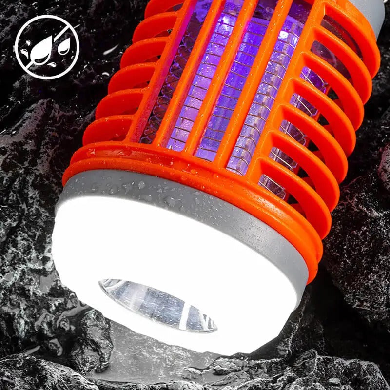 Lampe anti-moustique 3en1 fonctionne à l'énergie solaire et alimentée par batterie rechargeable تنزوت