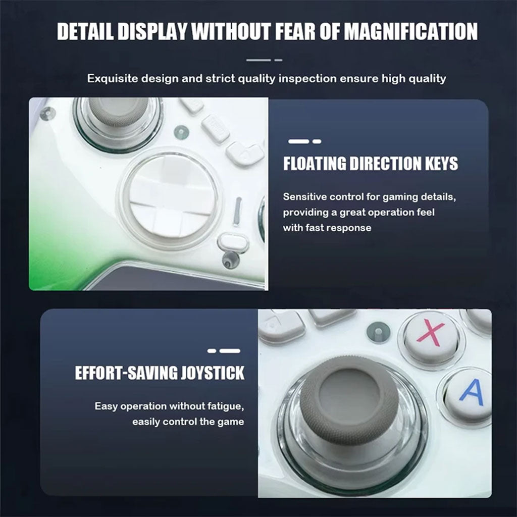 Manette de Jeu Sans Fil X6 Compatible P4,P3, Android, iOS, PC, Switch, TV Box – يد تحكم لاسلكية - تنزوت