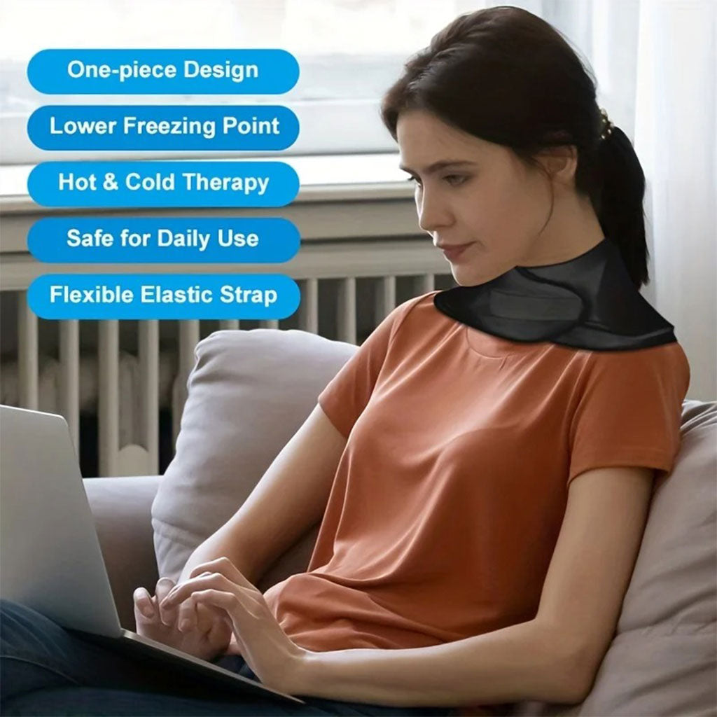 Pack de Glace Cervical Chaud et Froid en Gel Réutilisable pour Soulager les Douleurs - تنزوت