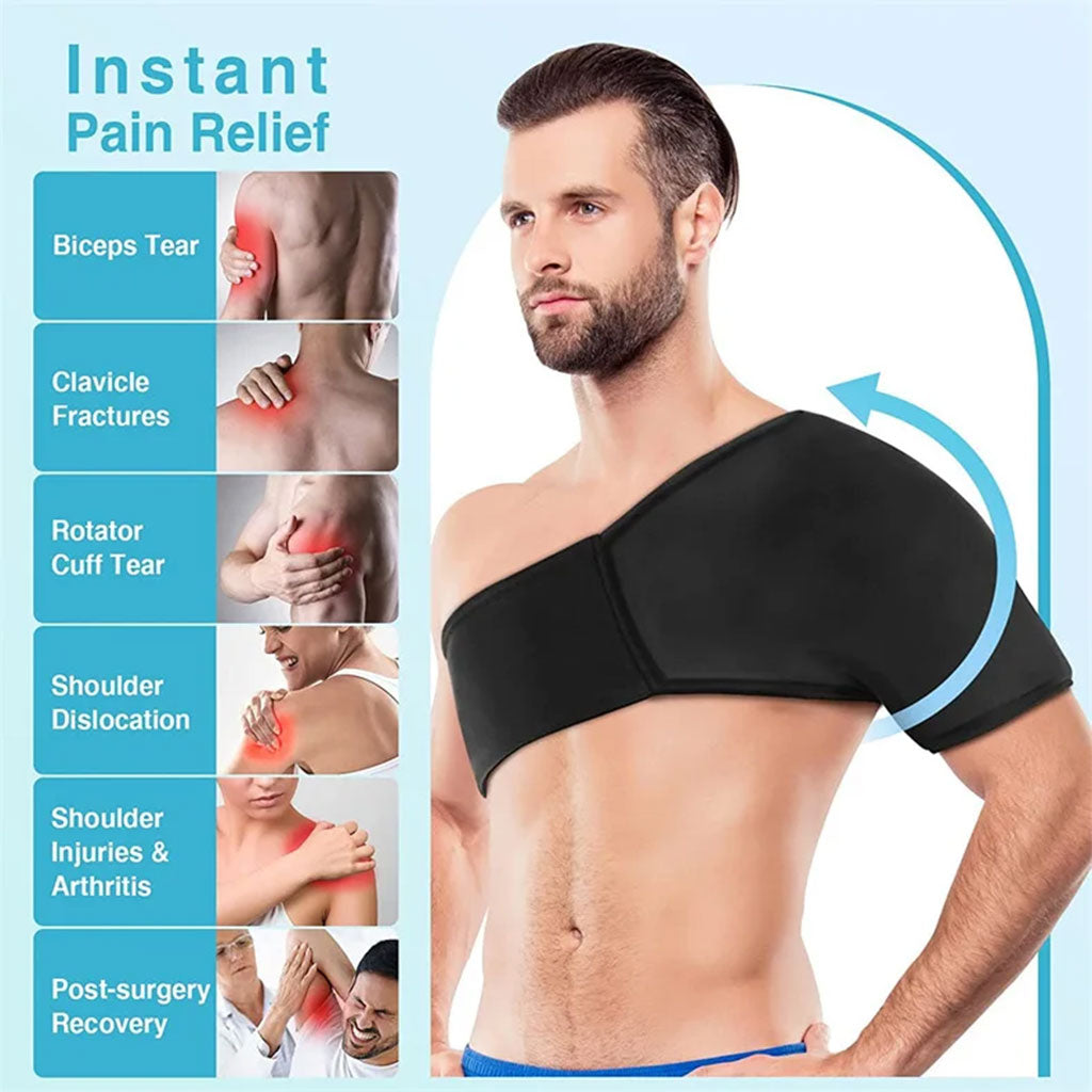 Pack coussinet d’épaule en gel chaud et froid pour soulager les douleurs - تنزوت
