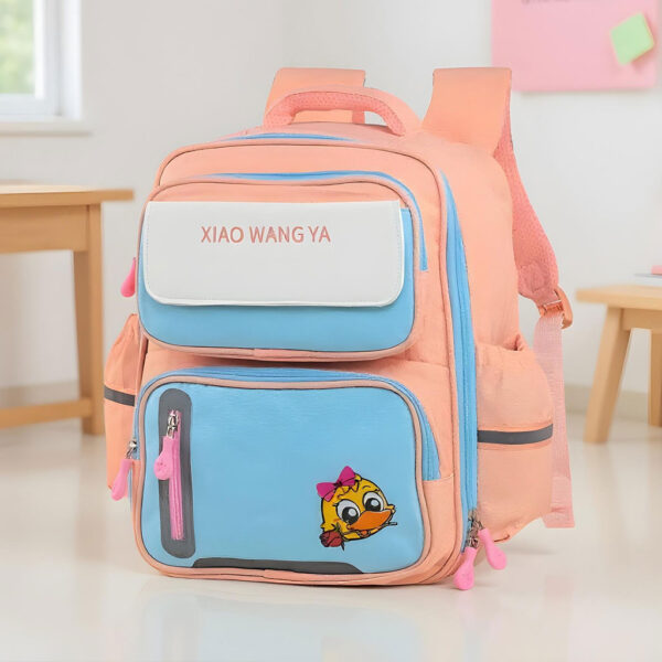 Sac à Dos Scolaire Orthopédique pour Enfants Xiao Wang Ya Rose- محفظة مدرسية للأطفال وردي تنزوت