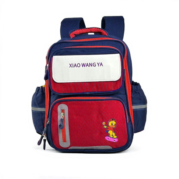 Sac à Dos Scolaire Orthopédique pour Enfants Xiao Wang Ya Bleu et rouge – محفظة مدرسية للأطفال أزرق وأحمر تنزوت