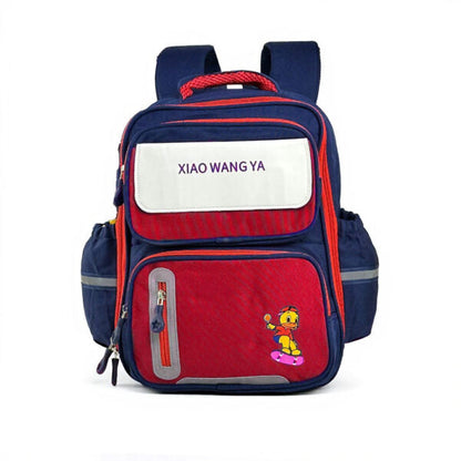 Sac à Dos Scolaire Orthopédique pour Enfants Xiao Wang Ya Bleu et rouge – محفظة مدرسية للأطفال أزرق وأحمر تنزوت