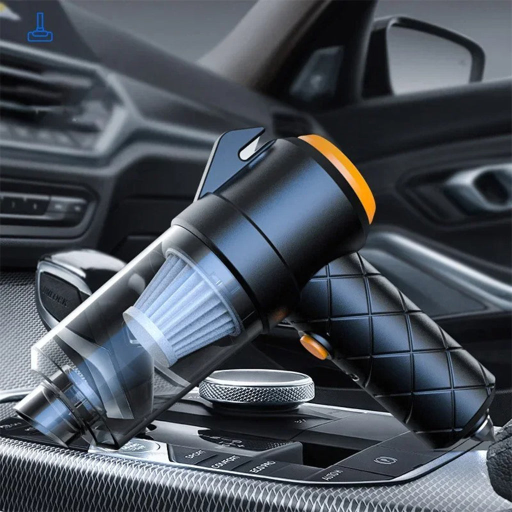 Aspirateur et souffleur 2en1 rechargeable par USB Compact et puissant – مكنسة كهربائية يدوية - تنزوت