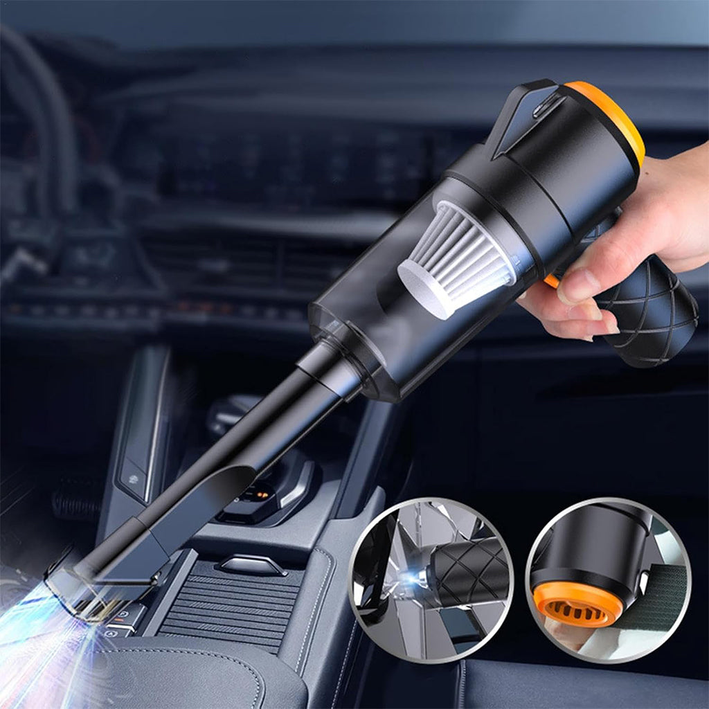 Aspirateur et souffleur 2en1 rechargeable par USB Compact et puissant – مكنسة كهربائية يدوية - تنزوت