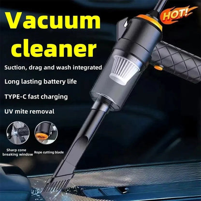 Aspirateur et souffleur 2en1 rechargeable par USB Compact et puissant – مكنسة كهربائية يدوية - تنزوت