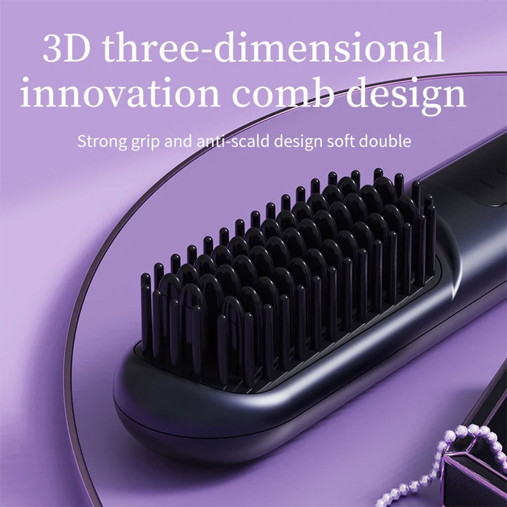 Brosse Lissante et Bouclante Électrique YX-228 – فرشاة تسريح الشعر تنزوت