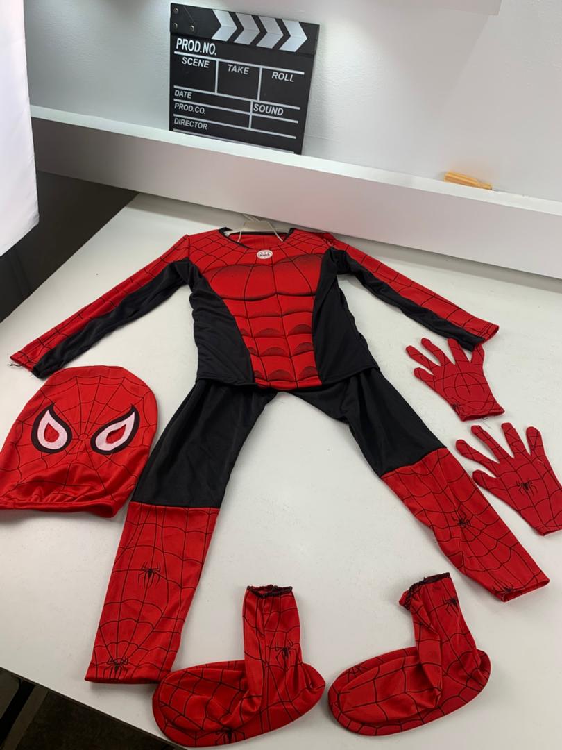 Tenue de Deguisement Spiderman Complet 5PCS Pour Enfants – بدلة سبايدرمان تنزوت