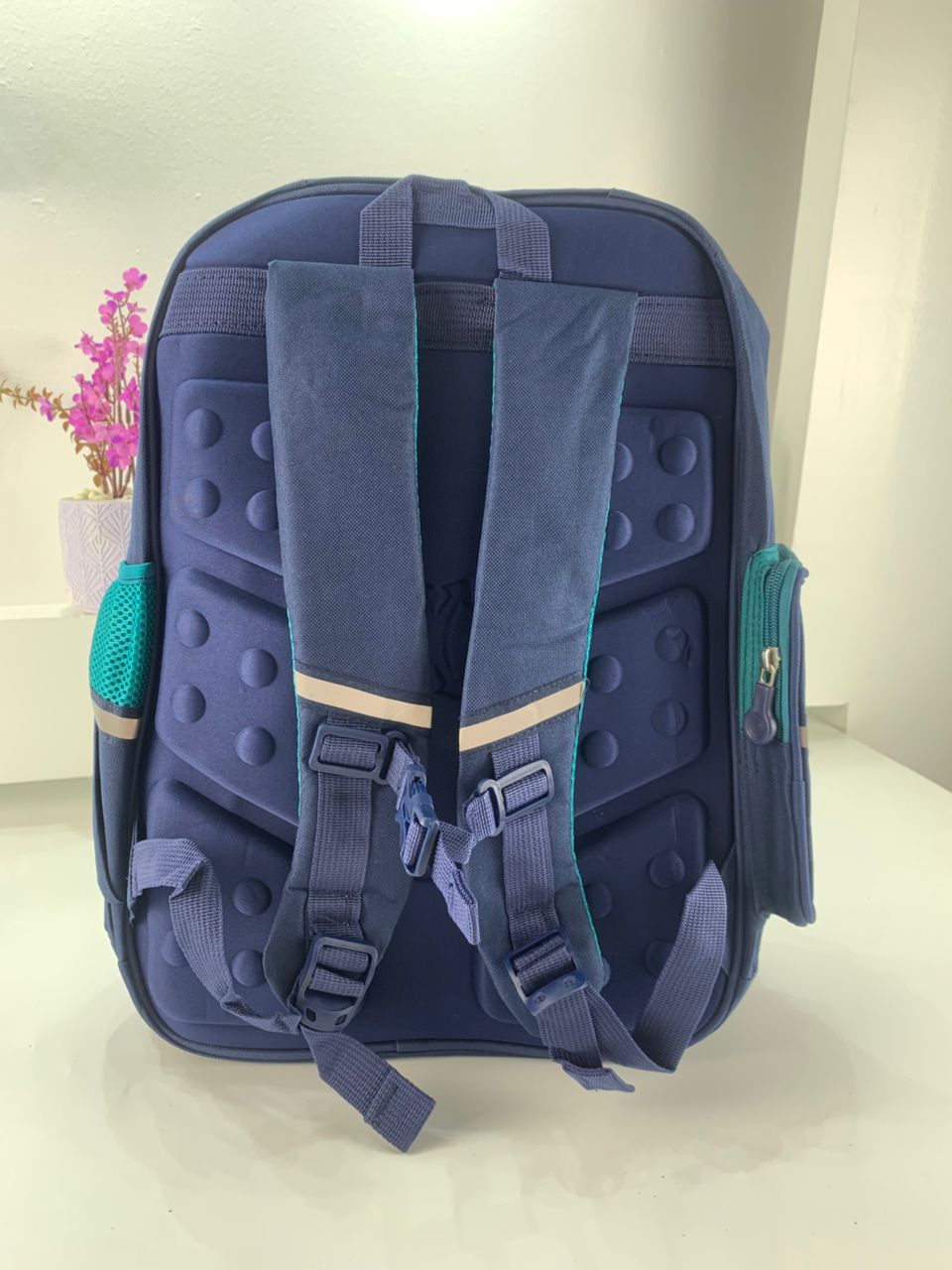 Sac à Dos Enfant pour École primaire de Haute Qualité Bleu et Vert – حقيبة ظهر مدرسية للأطفال أزرق وأخضر تنزوت