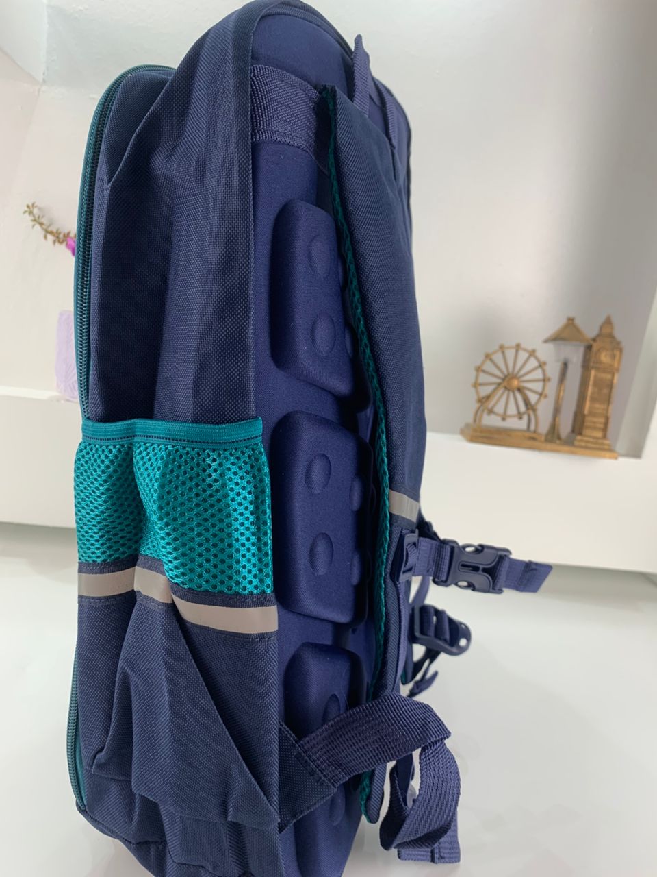 Sac à Dos Enfant pour École primaire de Haute Qualité Bleu et Vert – حقيبة ظهر مدرسية للأطفال أزرق وأخضر تنزوت