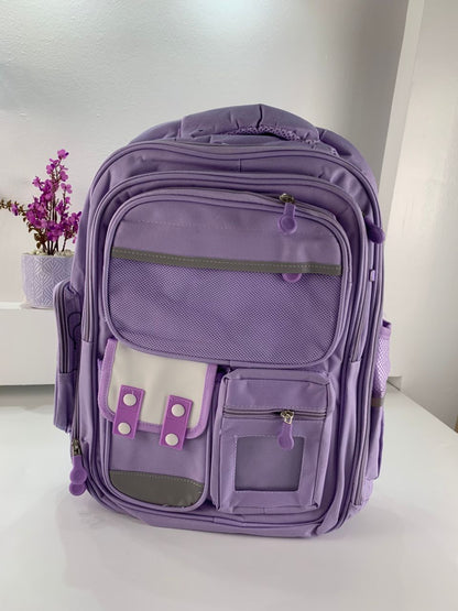 Sac à Dos Enfant pour École primaire de Haute Qualité Mauve – حقيبة ظهر مدرسية للأطفال بنفسجي تنزوت