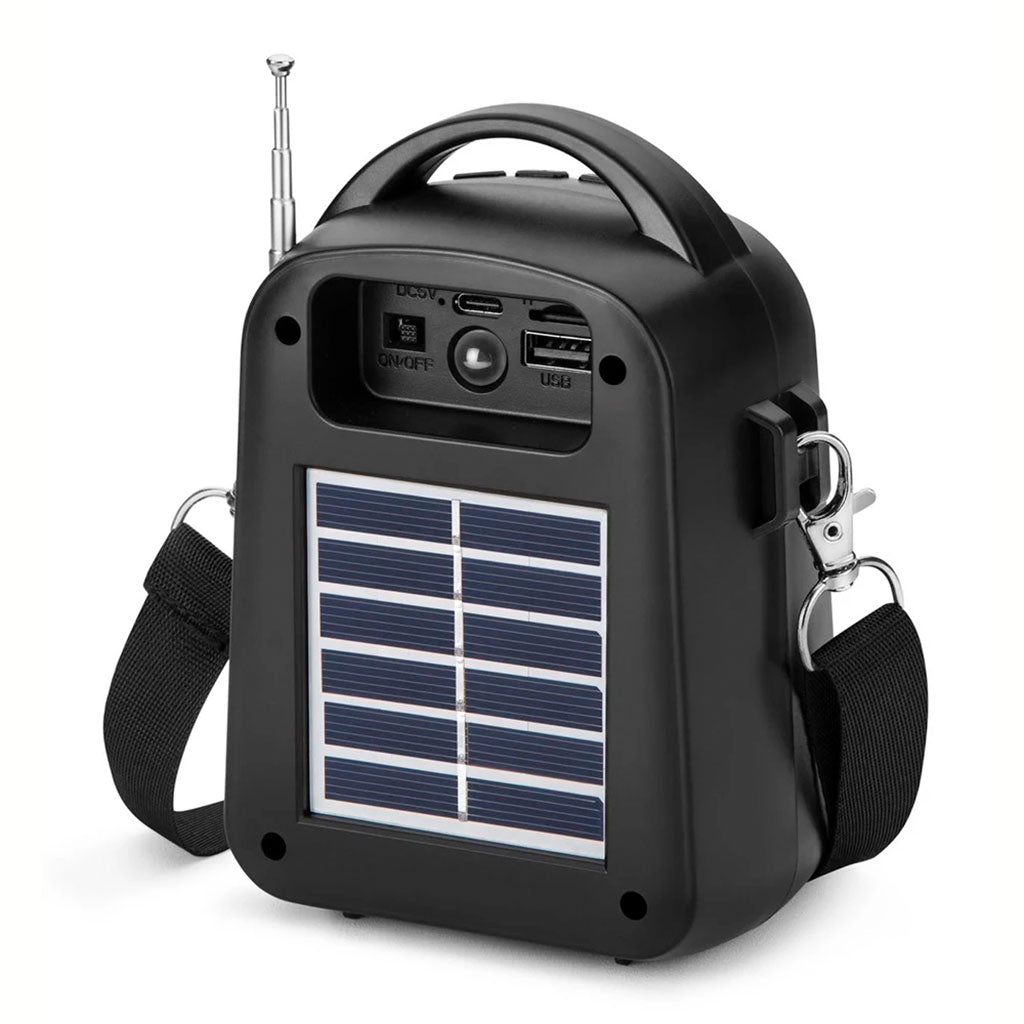 Haut-Parleur Sans Fil avec Qualité Sonore Hi-Fi et Panneau Solaire YG-A20T – مكبر صوت محمول تنزوت