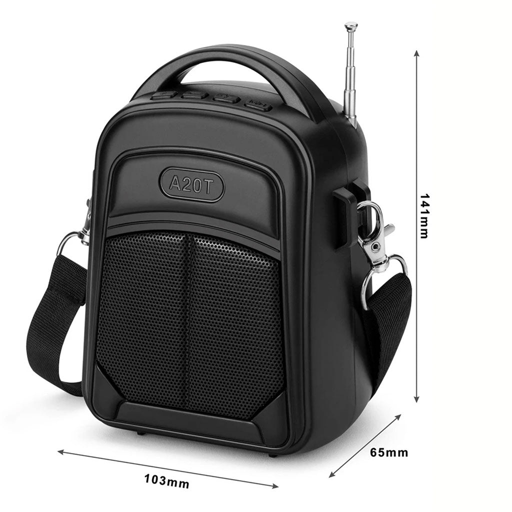 Haut-Parleur Sans Fil avec Qualité Sonore Hi-Fi et Panneau Solaire YG-A20T – مكبر صوت محمول تنزوت
