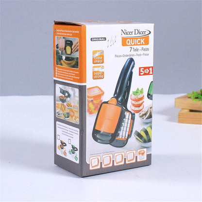 Home Chef Nicer Dicer Multi-Cutter 5en1 Pour Fruits Et Légumes تنزوت
