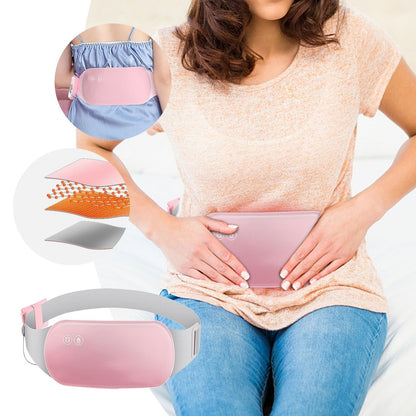Ceinture Vibromasseur chauffant pour les douleurs menstruelles حزام هزاز ساخن لتسكين آلام الدورة الشهرية تنزوت