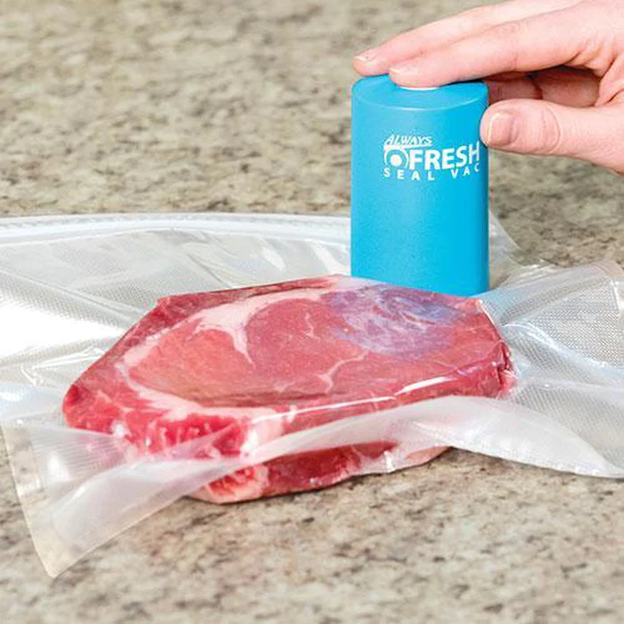 جهاز تفريغ وشفط الهواء من أكياس حفظ الطعام-Always Fresh Machine De Scellage Portable Avec 5 Sacs تنزوت
