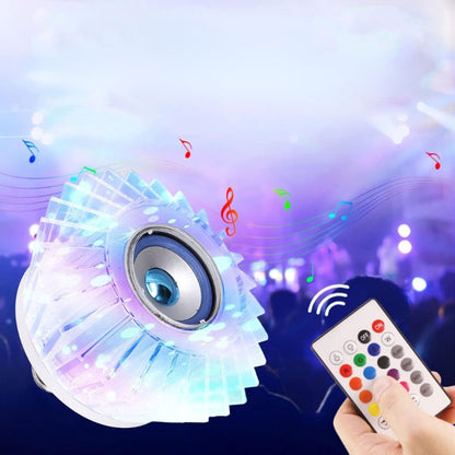 Ampoule musicale LED haut-parleur intégré Crystal Avec Bluetooth et télécommande 24W - تنزوت