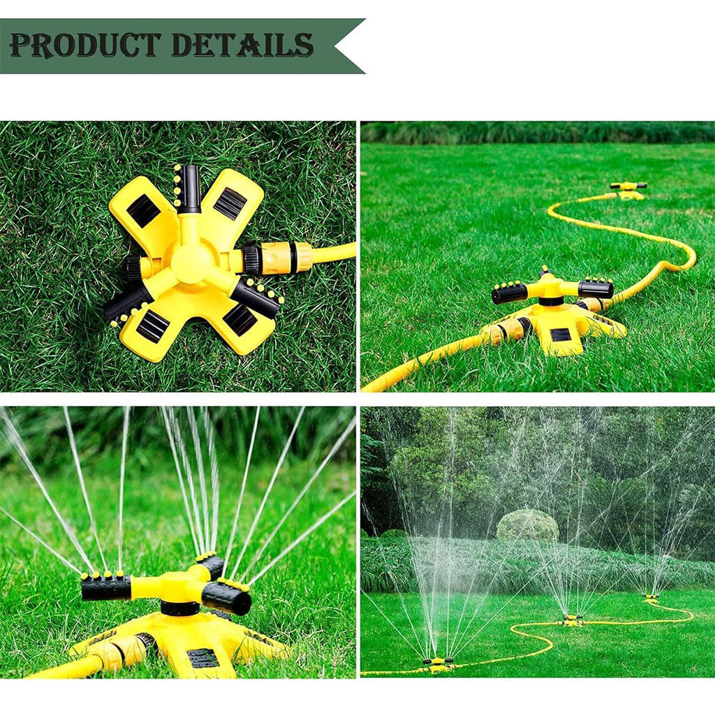 Arroseur Rotatif pour Jardins Rotation à 360° avec Deux Modes d’arrosage – أداة رش الحدائق تنزوت