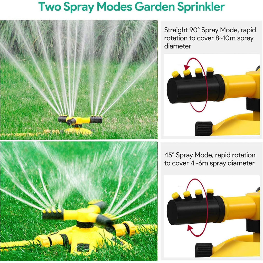 Arroseur Rotatif pour Jardins Rotation à 360° avec Deux Modes d’arrosage – أداة رش الحدائق تنزوت