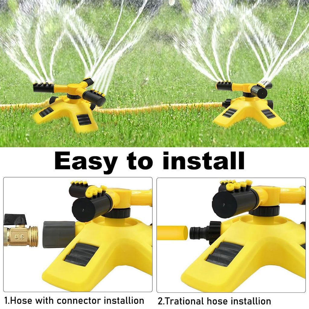 Arroseur Rotatif pour Jardins Rotation à 360° avec Deux Modes d’arrosage – أداة رش الحدائق تنزوت