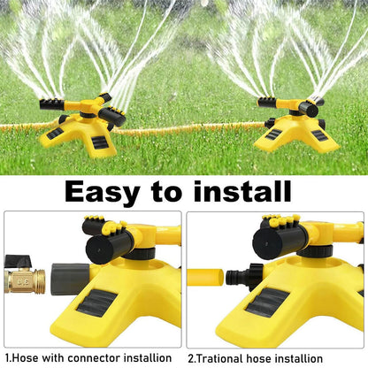 Arroseur Rotatif pour Jardins Rotation à 360° avec Deux Modes d’arrosage – أداة رش الحدائق تنزوت