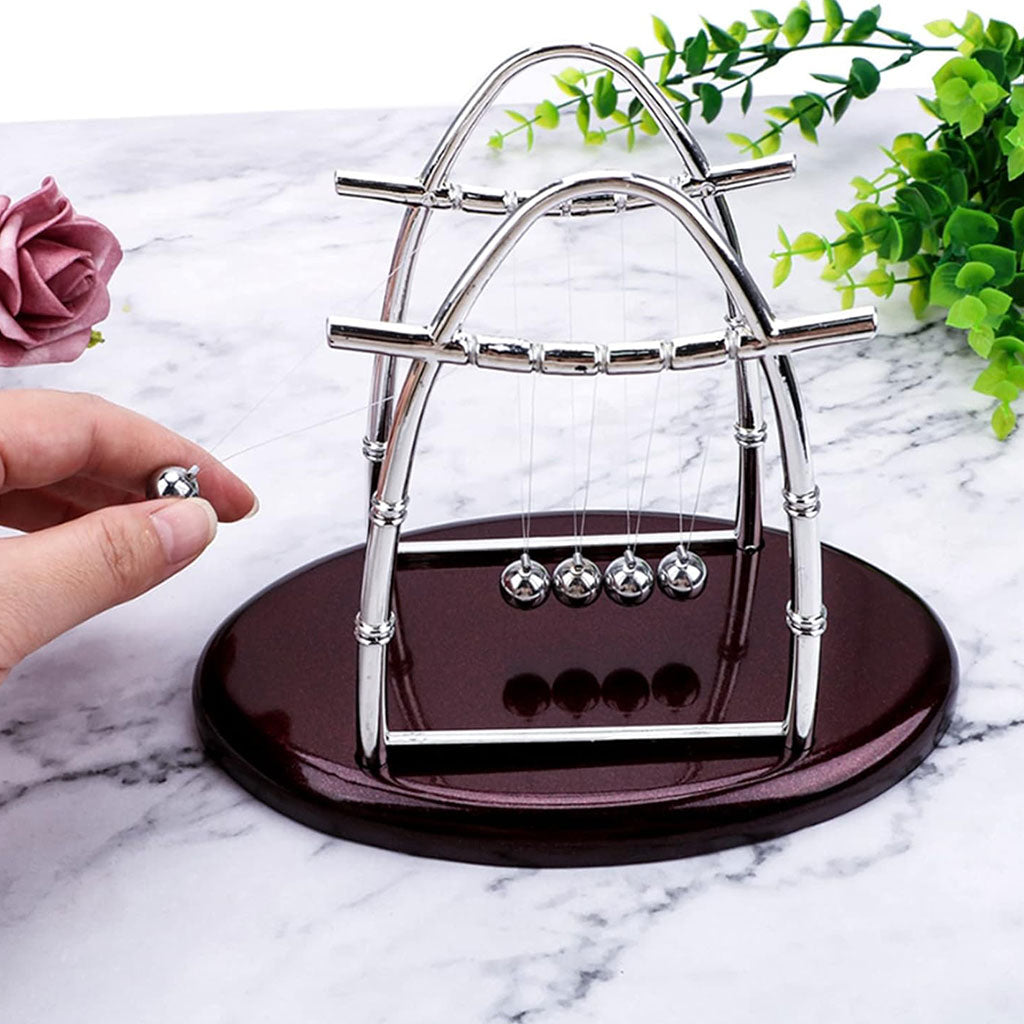 Pendule Newton Balls d'équilibre en acier classique تنزوت