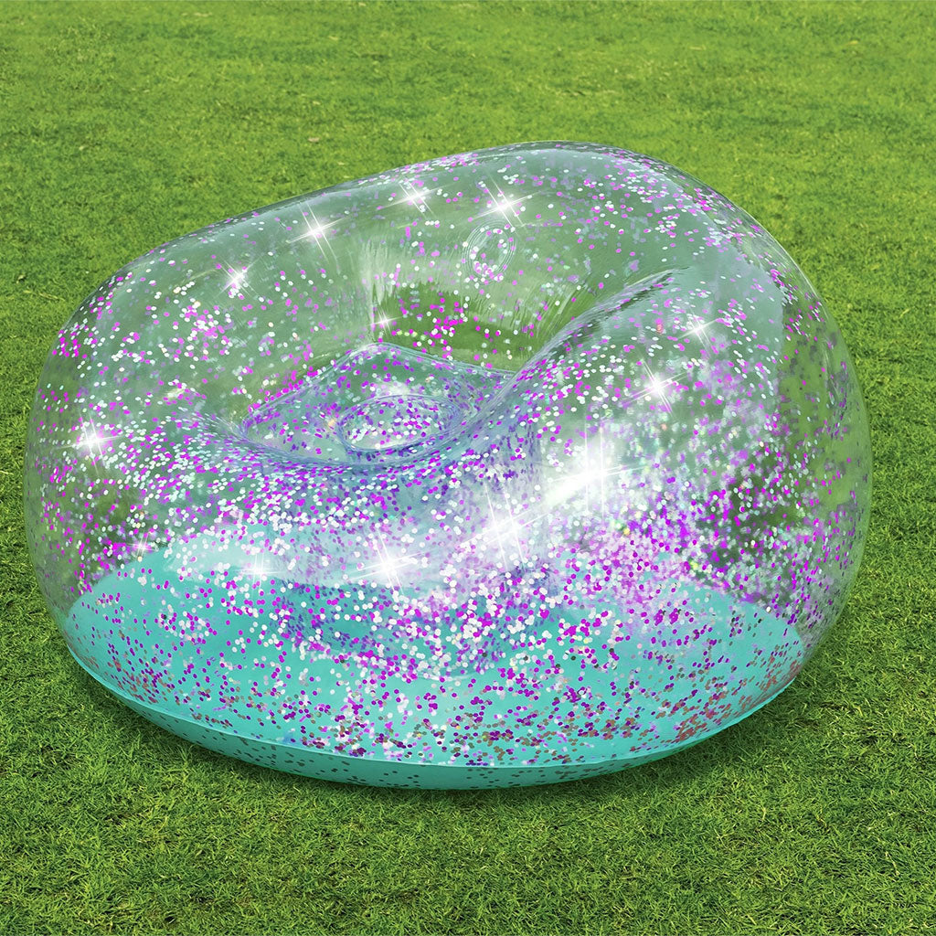 Fauteuil Gonflable Géant Glitter Dream114x112x66 cm Bestway 75115 – أريكة قابلة للنفخ تنزوت