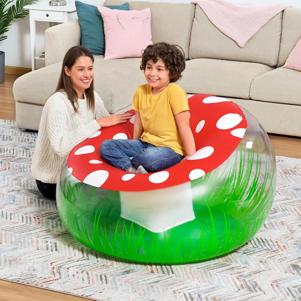 Fauteuil Gonflable Géant Champignon 112x112x66 cm Bestway 75123 – أريكة قابلة للنفخ تنزوت