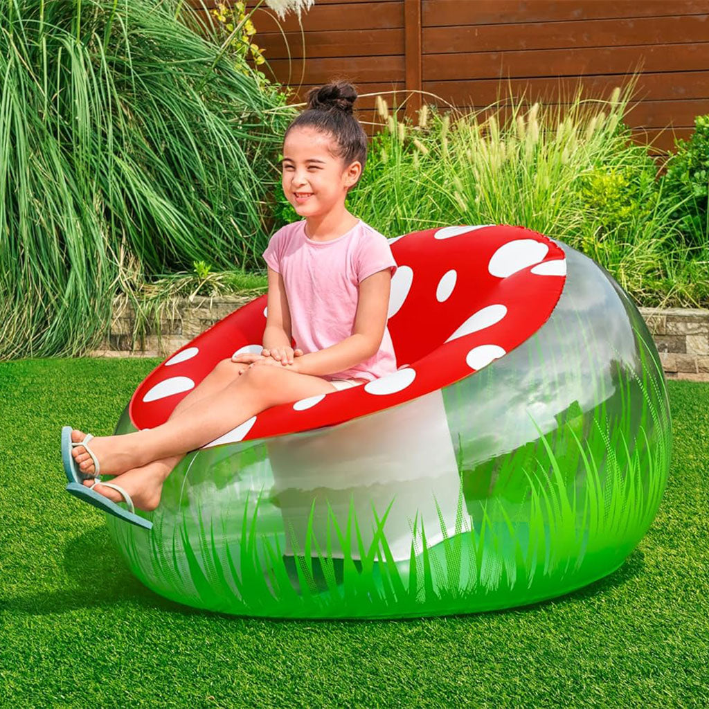 Fauteuil Gonflable Géant Champignon 112x112x66 cm Bestway 75123 – أريكة قابلة للنفخ تنزوت