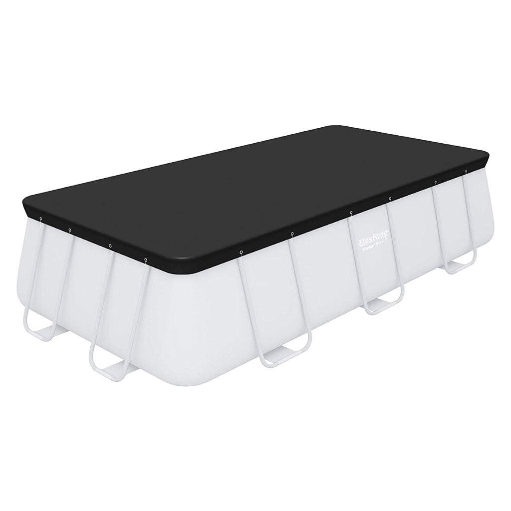Bache Piscine Rectangulaire en Polypropylène 412x201cm Bestway 58232 – غطاء مسبح تنزوت