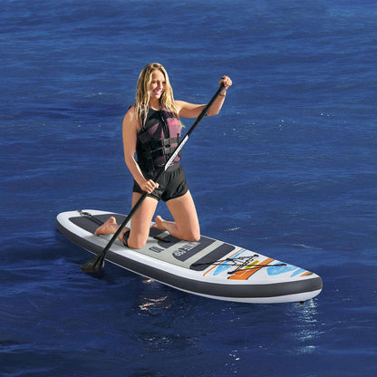 Hydro-Force White Cap Paddle gonflable Avec Pompe À Main Et Sac À Dos Bestway-65342 تنزوت