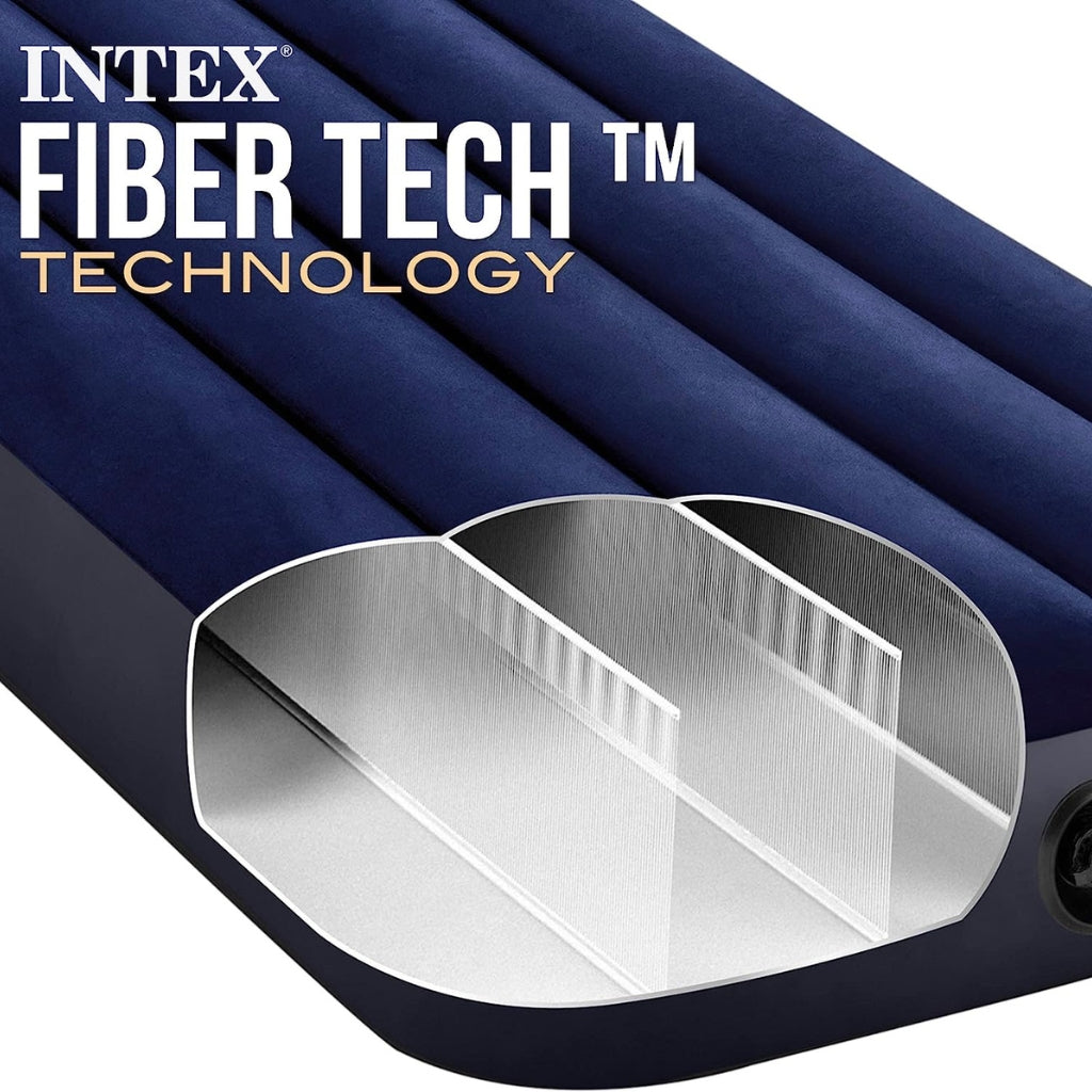 Matelas gonflable Fiber-Tech Technology 191×76×25cm – INTEX 64756 تنزوت
