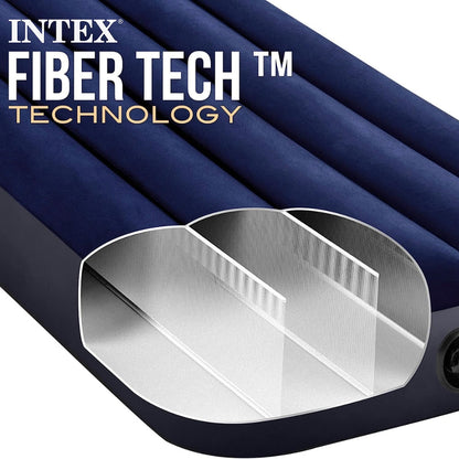 Matelas gonflable Fiber-Tech Technology 191×76×25cm – INTEX 64756 تنزوت